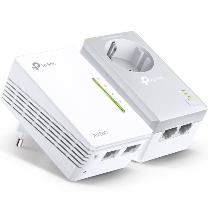 TP-Link TL-WPA4226 KIT Adaptador Powerline AV600 con Wi-Fi 300 Mbps